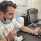 Shapoor Zarifi in South Delhi and Salek in Kabul over a video call.